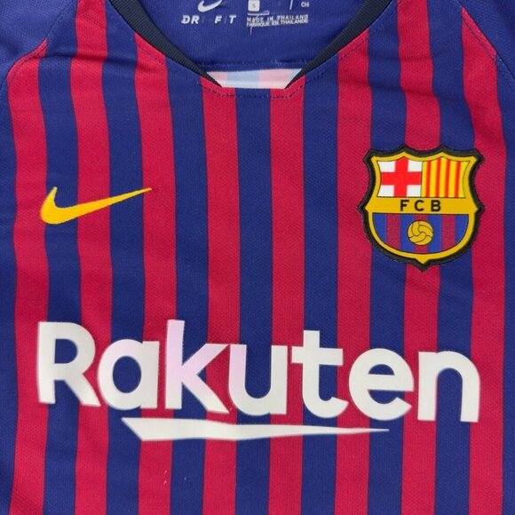 Nike FC Barcelona Soccer Jersey Youth Size Small - Picture 16 of 16